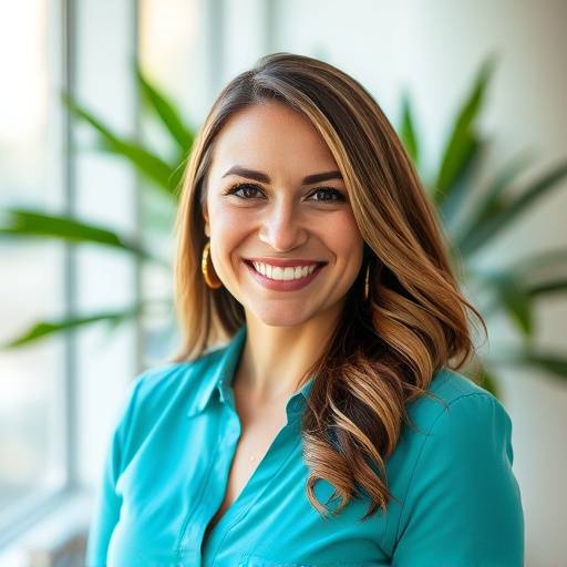 Retrato de Elena Rodriguez, Directora de Marketing de InnovaTech